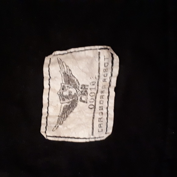 Cardboard robot blk tee sz s - Picture 2 of 4